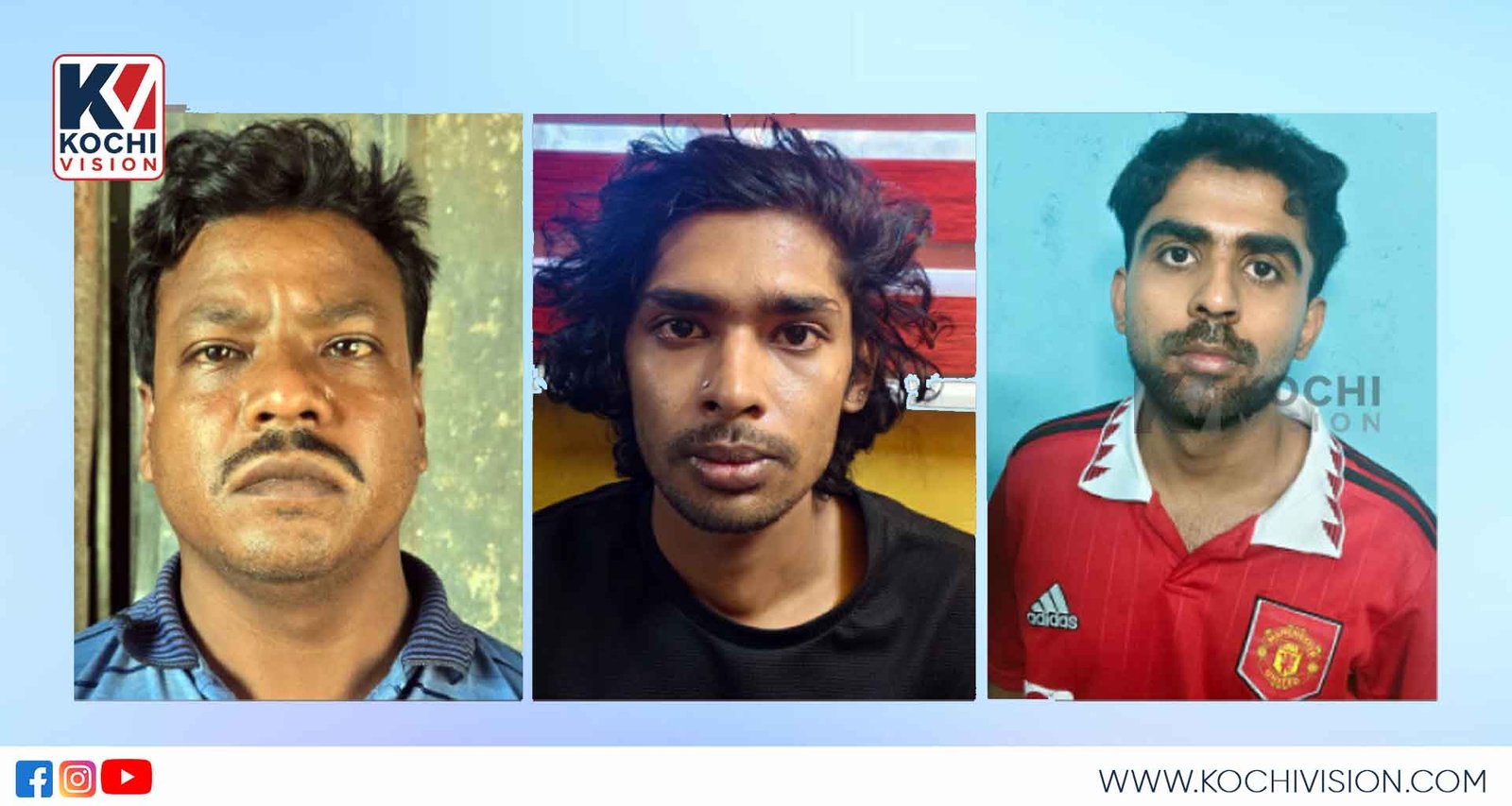 മയക്കുമരുന്നുമായി മൂന്ന് യുവാക്കൾ പിടിയിൽ