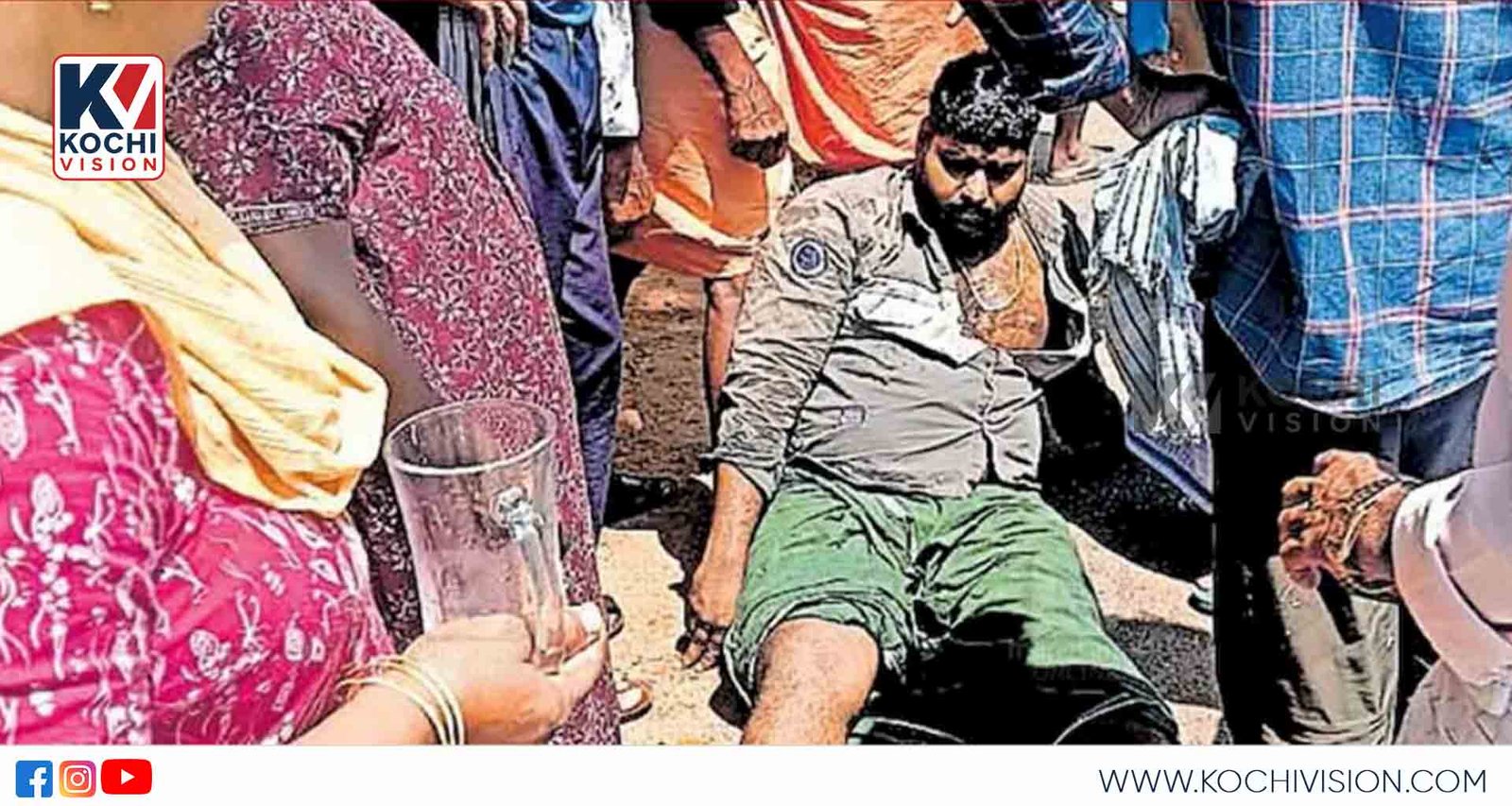 ഇൻഡിക്കേറ്റർ ഇട്ടില്ലെന്നാരോപിച്ച് ഓട്ടോ ഡ്രൈവറെ ക്രൂരമായി മർദിച്ചു; കാൽ ഒടിഞ്ഞു